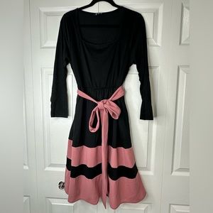 Black/Pink Dress Size 10